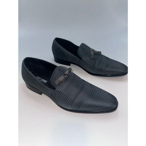 Men's Stacy Adams Gray Tazewell Loafers Size 12